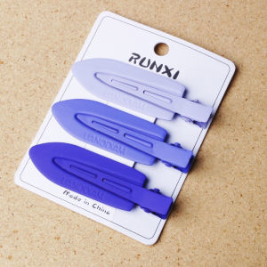 3ชิ้น/หน้าม้าไร้รอยต่อสีลูกกวาดหัวใจสำหรับผู้หญิงที่หนีบวิกผมปลอมทำลอนย้อมสีรูปที่หนีบคลิปหนีบผมเป็ดที่เครื่องประดับผมข้