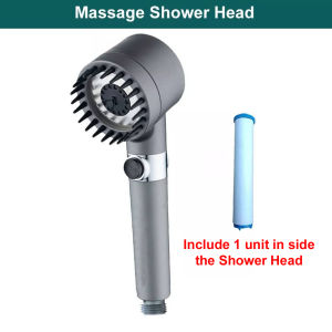 4 dalam 1 kepala pancuran pegang tangan dengan tiga mod dan fungsi penjimatan air tekanan tinggi