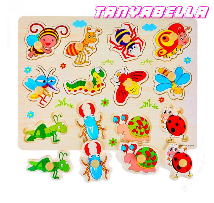 Wooden discount inset puzzles