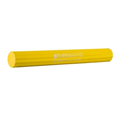 THERABAND FlexBar Tennis Elbow Therapy Bar Relieve Tendonitis Pain & Improve Grip Strength Resistance Bar for Golfers Elbow & Tendinitis Red Light Beginner