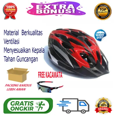 Helm Sepeda Gunung Dewasa Helm Sepeda Lipat Polygon MTB Pacific Gub Fox Cairbull Bisa COD Bayar Ditempat Packing Kardus Helm Sepeda Murah Helm Sepeda Gunung Murah Promo EPS Foam PVC - x31 TaffSPORT