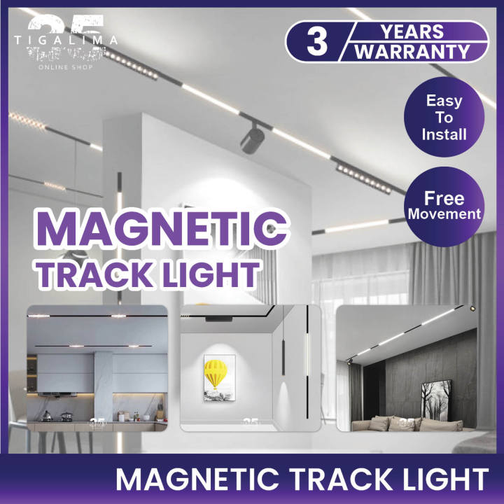 Magnetic Track Light Surface Type Recessed Type LED Linear Light ...