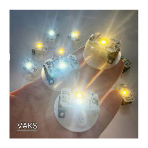 Combo 3 Đèn LED LẮP RÁP 3.5cm dùng pin- đổi màu sau 1 lần RUNG CHẠM 3 chế độ màu: VÀNGTRẮNGcả 2 MÀU cùng sáng