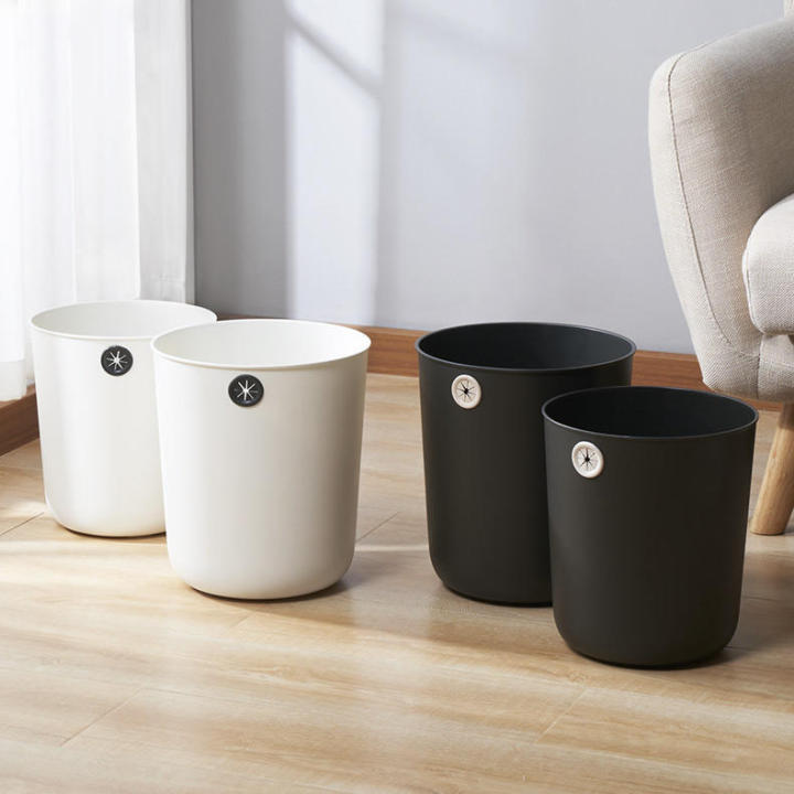 thumbnail image 2 of Gintan 13 Gallon Trash Can With Lid,25-45 L Altitude Variable Kitchen Bin, Garbage Can With Wheels For Kitchen, Bathroom, Bedroom,Office, Two Space-Saving Small Waste Bin And Garbage Bag (Three 2 of 14