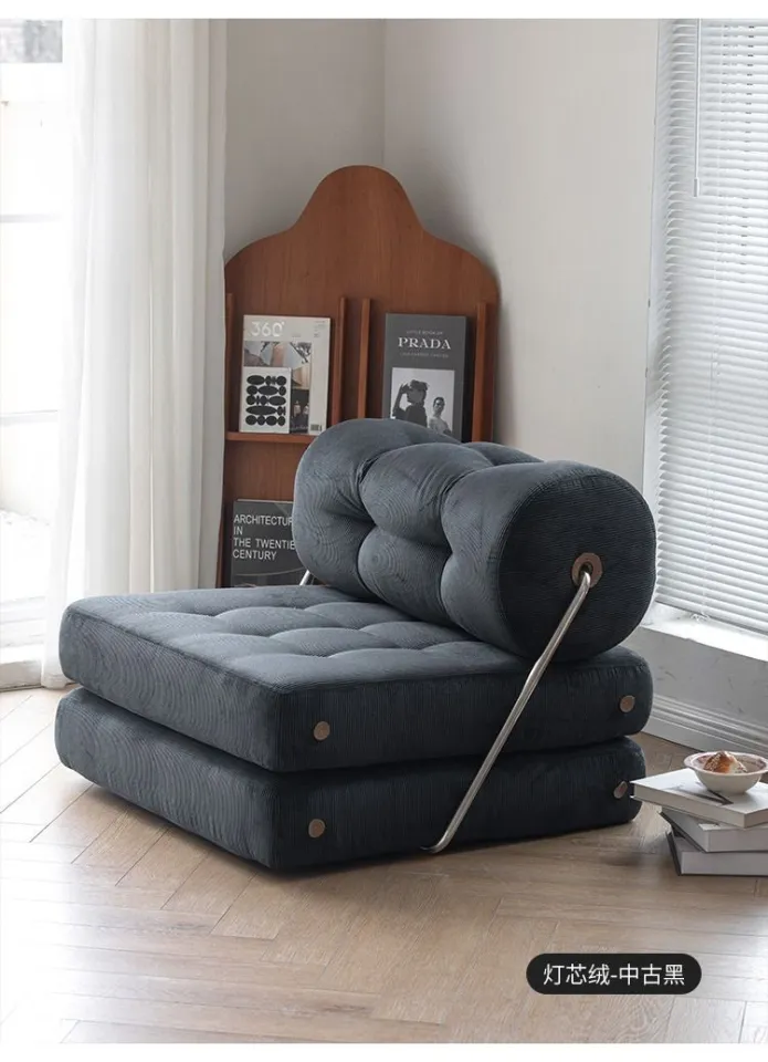 Couch Small Futon Ikea IKEA Balkarp Black Sleeper Sofa/Futon AptDeco