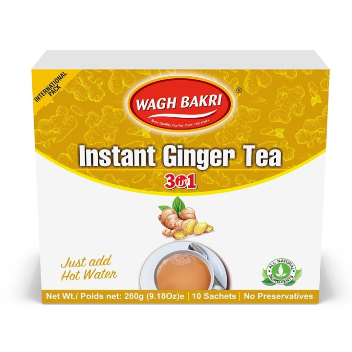 Wagh bakri Instant ginger tea 3 in 1 | Lazada
