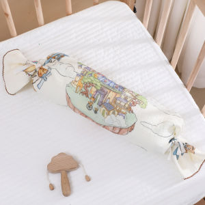 Candy Pillow Baby Side Sleep Cartoon Printed Head Comfort Pillow Baby Hug Pillow Newborn Removable and Washable Anti Vomiting Pillow