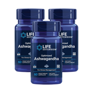 Life Extension Optimized Ashwagandha 60 Caps - Stress & Mood Support