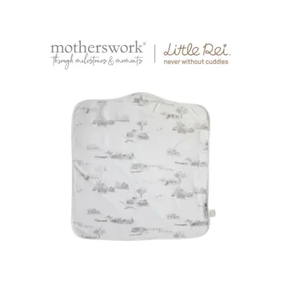 Khăn Quấn Cho Bé Ngủ Ngon Thoáng Khí | Little Rei Swaddle Wrap Velcro