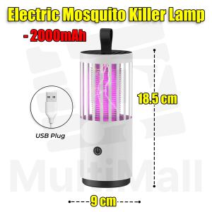 3rd Gen Electronic Mosquito Killer Lamp 2000 mah Battery | Mosquito Killer Lampl Anti Fly | Trap Bug | Electric Inhalation | Shock Mosquito | Lamp Insect Killer | Zapper USB Electric | Insect Repellent | Purple Light lamp | Mosquito Killer