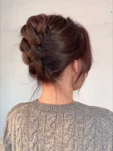 Sang trọng bện bánh tóc mở rộng kẹp tóc răng cưa cho phụ nữ với thực tế Twist thiết kế và an toàn clip cho mặc hàng ngày