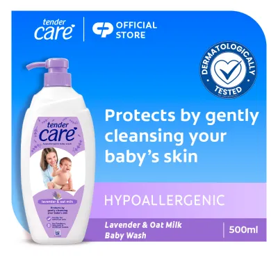 Tender Care Lavender & Oat Milk Baby Wash - Hypoallergenic & Dermatologicaly Tested 500ml