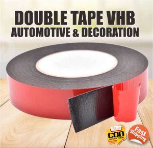 Isolasi Doubletape Busa Foam Lakban Perekat VHB Tape Serbaguna Kuat Tahan Air dan Cuaca Lem VHB