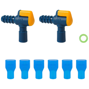 Bites Valves for Hydrations Pack Bladder Water Bag Backpacking Silicones Bites Valves Nozzle Replacement Mouthpieces Set