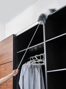 Chổi quét bụi cán inox có thể gấp gọn đa năng 2m5