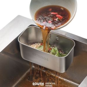 Khay rổ lọc rác bồn rửa chén bát Inox 304 chống hoen gỉ sang trọng