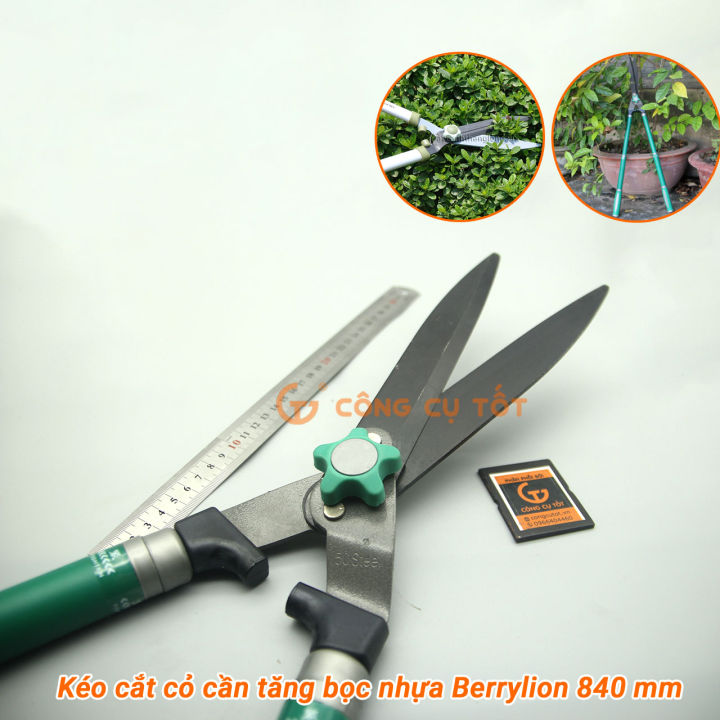 Kéo cắt cỏ cán tăng bọc nhựa 840mm Berrylion