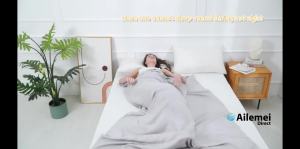 Ailemei Direct Cooling Throw Blanket for Hot SleepersDouble Sided Cold Effect Lightweight Breathable Summer Bed Blanket for Couch Transfer Heat to Keep Body Cool Night Sweats50"x70"