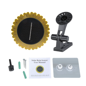 Wireless Light and Rain Sensoring Wireless Light and Rain Detector Monitoring IP66 Waterproof for Outdoor Condition