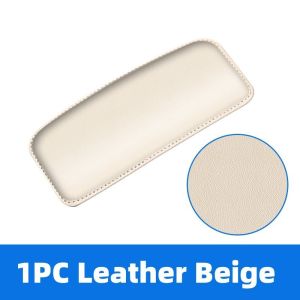 KEBETEME 2PCS PU Car Knee Pad Cushions Elbow Pad Auto Door Center Control Armrest Soft Pad Car Interior