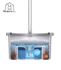 Separate Dirty and Clean Water 360° Spinning Mop and Bucket with EXTRA MICROFIBER PAD
