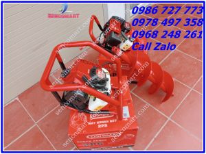 Máy khoan hố trồng trụ rào 2 tay ga 2 người sử dụng Oshima 2ps