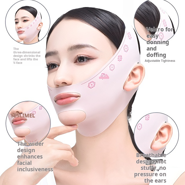 Vface Lifting And Shaping Bandage Firming Mask Antisagging Mask To