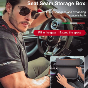 Car storage box multifunctional car storage bag in the car seat gap to store car supplies