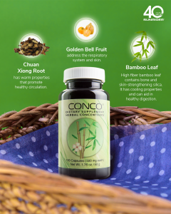 SUNRIDER Conco Respiratory Support. Breathe easy and feel balanced with this highly concentrated nourishing formula.