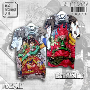 Kaos Distro Sablon Full Print SB356 Pria Oblong Baju Atasan Lengan Pendek Dewasa
