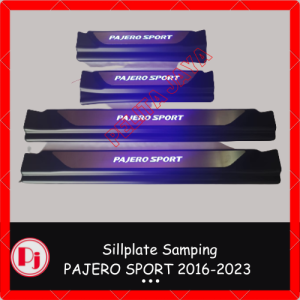 Sill Plate Samping Lampu LED Pajero Sport Tahun 2016 - 2023