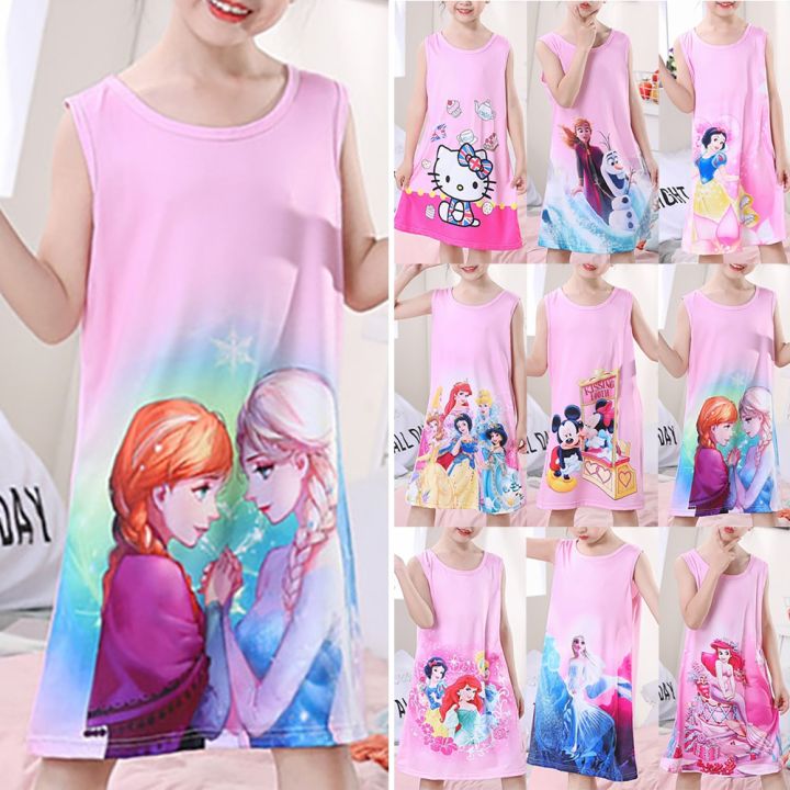 Frozen pajamas dress hot sale