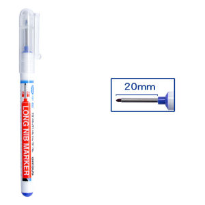 ปากกามาร์กเกอร์หัวยาวอเนกประสงค์ปากกาสำหรับเขียนงานไม้ก่อสร้างหลุมลึกของตกแต่งบ้านกันน้ำแห้งเร็ว