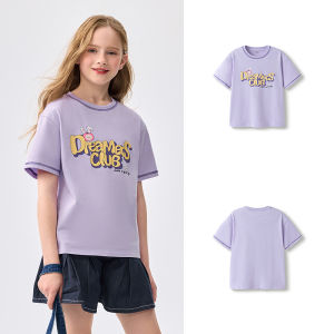 Áo Thun Nữ Tay Ngắn trẻ em balabala áo hợp thời trang thoải mái mùa hè mới 2025