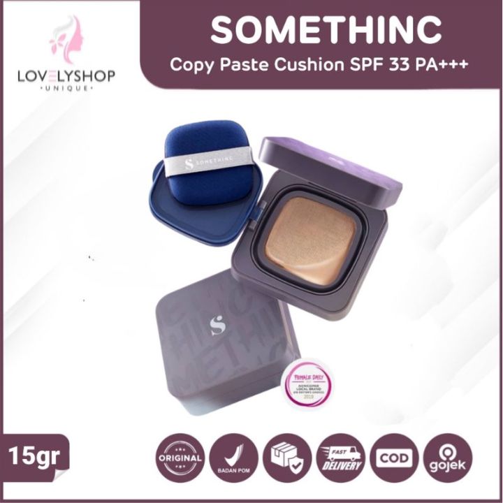 SOMETHINC Copy Paste Breathable Mesh Cushion SPF 33 PA++ (15gr) Bedak ...
