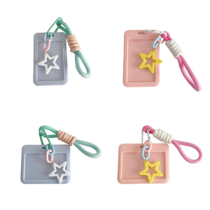 Star Photocard Holders Sweet Holders Anti-lost Keychain Protective Case Protector Cover Bus Cards Sleeves