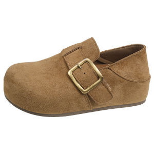 Free Shipping WomenS 2026 New Spring Collection: Versatile Flat-Soled Retro Slip-On Shoes