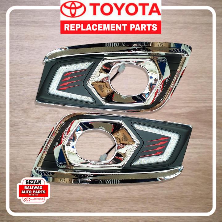 PENTAIR TOYOTA FORTUNER 20122015 AUTO FOG LIGHT SET WITH LED COVER DRL