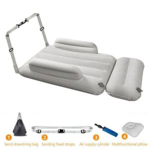 WARM STOP Pedals Bed Travel Child Inflatable Mattress Hammock Seat Extender Baby Air Bed Convenient Long Distance Kids