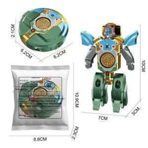 Rosy Recess Transforming Robot Fidget Spinner - Fun Stress Relief Toy with Rotating Mechanical Design for Kids and Adults