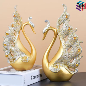 Home Decoration Gift Couple Swan Statue Resin Ornament Wedding Gift Home Improvement Desktop Decoration Ornament Housewarming Gift Mothers Day Decoration Handicraft