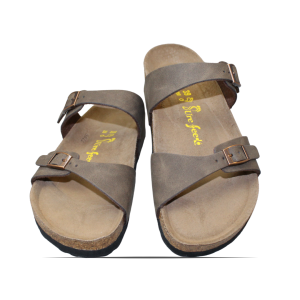 SURE FEET Healthy Sandals (SF1006) | Grey | Soft & Comfortable Orthopedic Walking Sandals