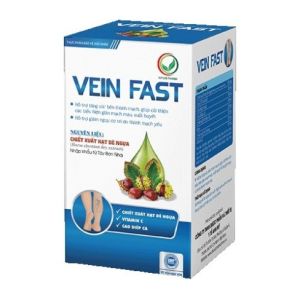 Viên Uống VEIN FAST - Hỗ Trợ Tăng Cường Sức Khỏe Tĩnh Mạch Giảm Đau Sưng Do Suy Giãn Tĩnh Mạch
