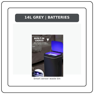 【JJ HOME】Smart Designer Stylish Waste Trash Rubbish Dust Bin Dustbin Automatic Infrared Sensor Soft Closing