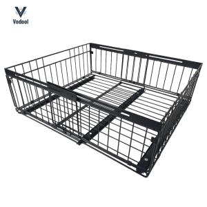 Kitchen Cupboard Organiser Adjustable Width 30cm To 51cm Expandable Pull Out Cabinet Organisers with Silent Slide No Drilling and Nailing for Kitchen Under Sink Pantry Bathroom [Vodool Shophouse]