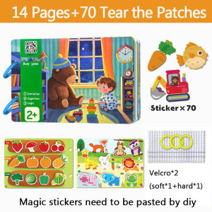 Babys First Enlightenment Sticker Book (Ages 1-3) - Early Educational Learning Book for Toddler Cognitive Development