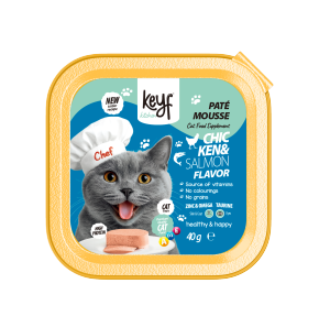KEYF Kitchen Paté Mousse Cat Food 100g Soft Canned Wet Food Assorted Flavors