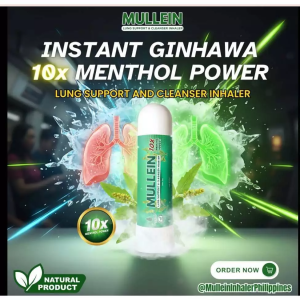 Mullein Inhaler – Natural Herbal Inhaler for Lung & Breathing Support