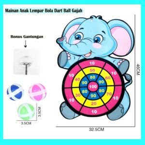Mainan Animal Dart / papan dart gajah / mainan anak viral /