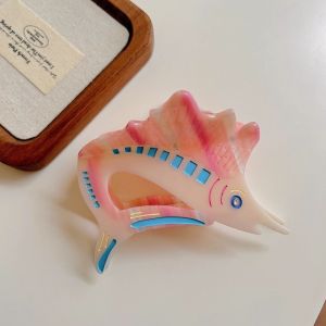 NEEUJ Fish Tuna Hair Claw Sweet Korean Style Acetate Ocean Tunny Hair Clip Unique Creative Marine Organisms Shark Clip Girls